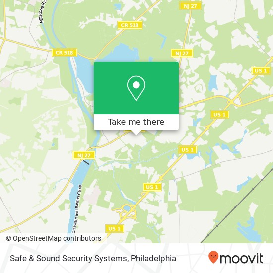 Mapa de Safe & Sound Security Systems