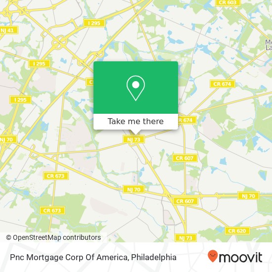 Pnc Mortgage Corp Of America map