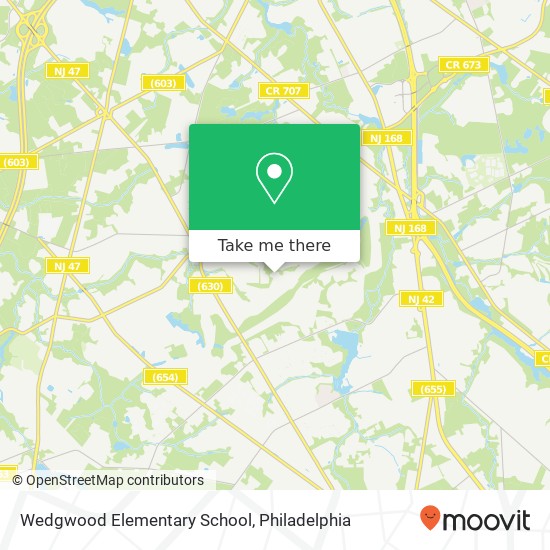 Mapa de Wedgwood Elementary School