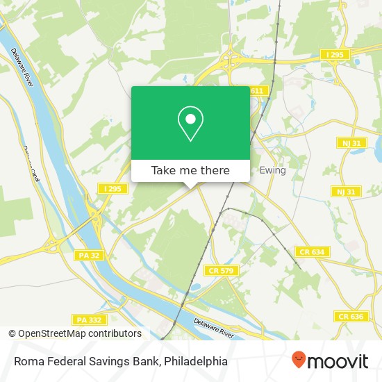 Roma Federal Savings Bank map