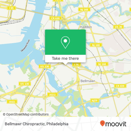 Mapa de Bellmawr Chiropractic