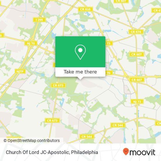 Mapa de Church Of Lord JC-Apostolic