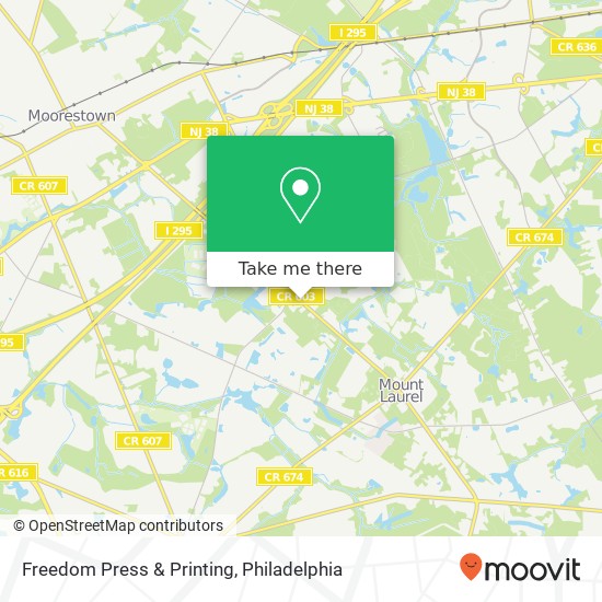 Freedom Press & Printing map