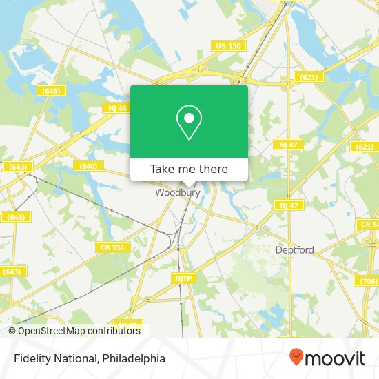 Mapa de Fidelity National