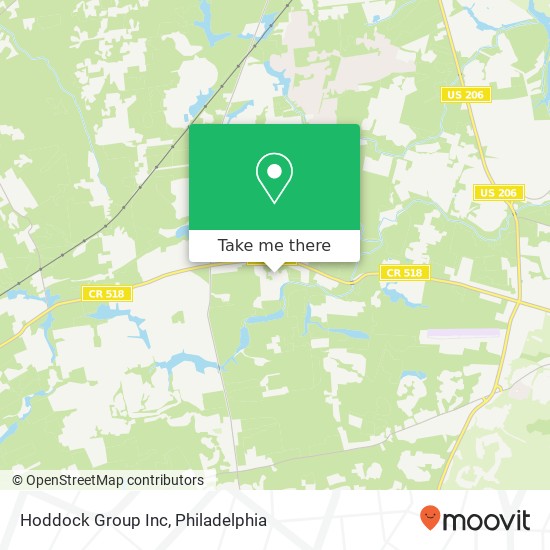 Hoddock Group Inc map