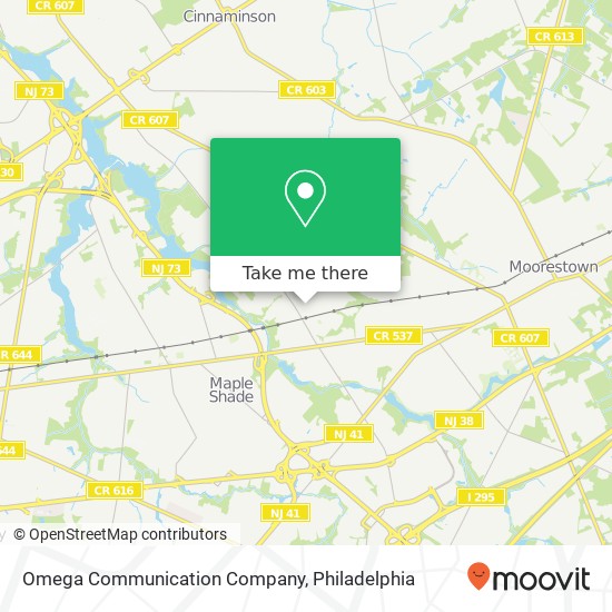 Omega Communication Company map