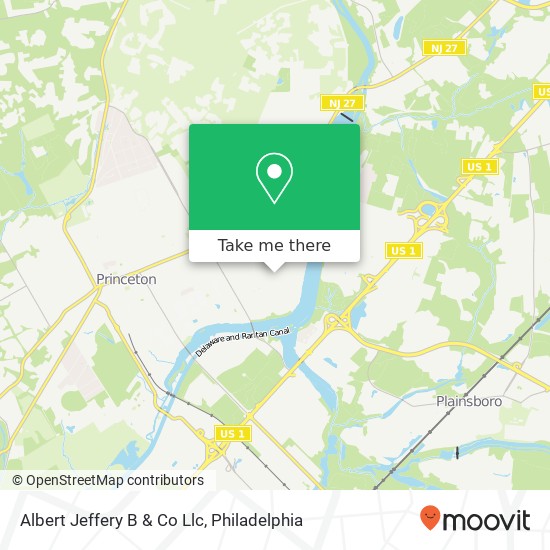Albert Jeffery B & Co Llc map