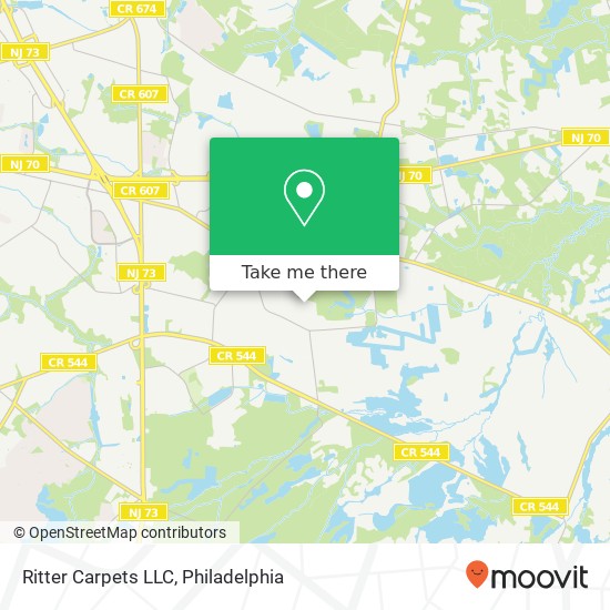 Ritter Carpets LLC map