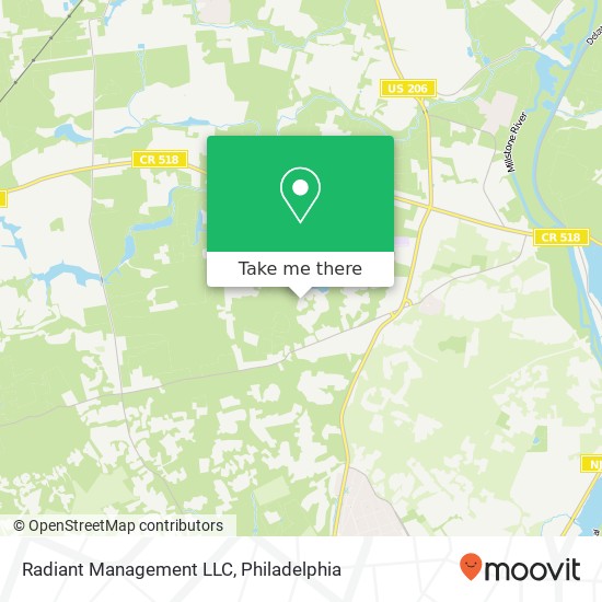 Mapa de Radiant Management LLC