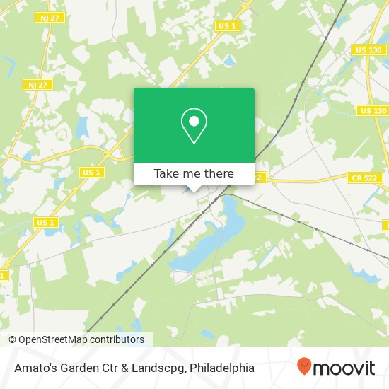 Amato's Garden Ctr & Landscpg map