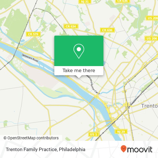 Trenton Family Practice map