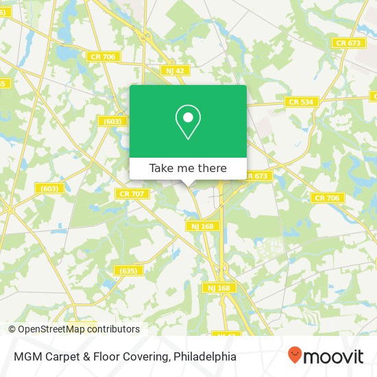 MGM Carpet & Floor Covering map