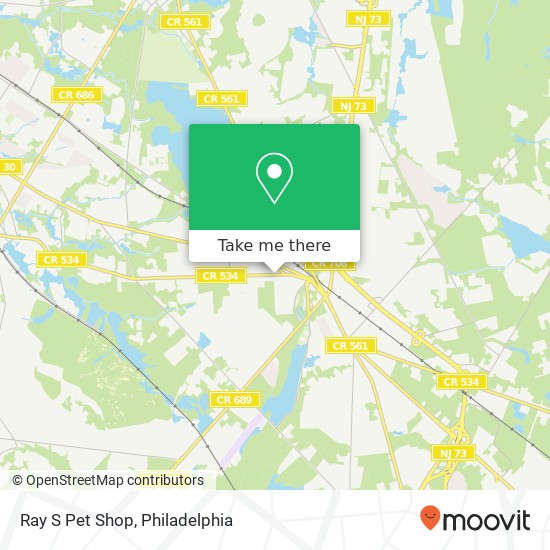 Mapa de Ray S Pet Shop