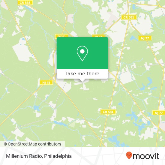 Millenium Radio map