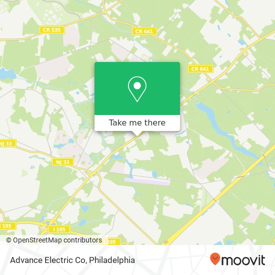 Advance Electric Co map