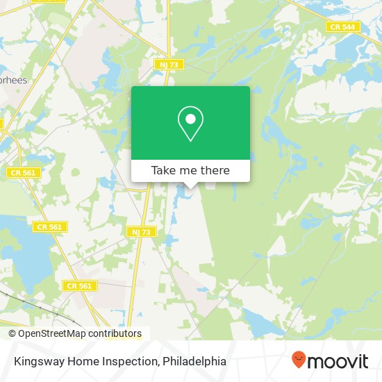 Mapa de Kingsway Home Inspection