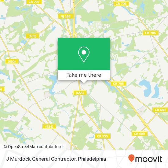 J Murdock General Contractor map