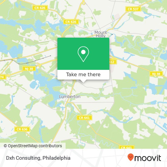 Dxh Consulting map