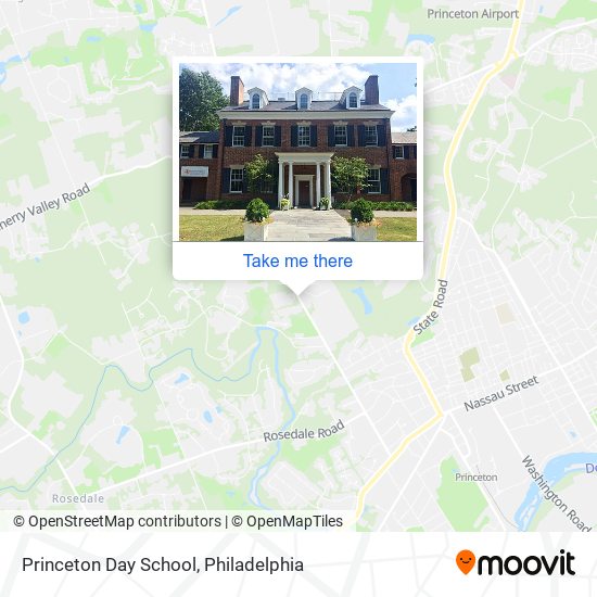 Princeton Day School map