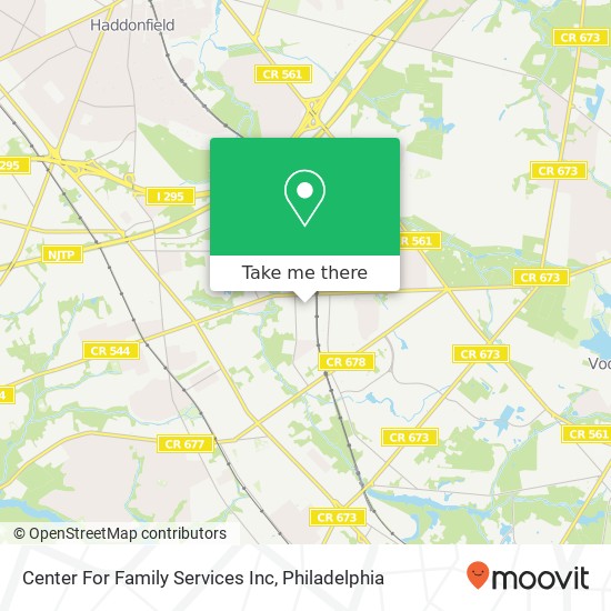 Center For Family Services Inc map