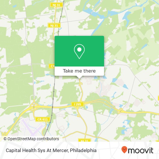 Capital Health Sys At Mercer map
