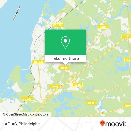 AFLAC map