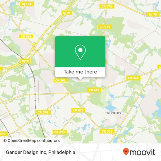 Mapa de Gender Design Inc