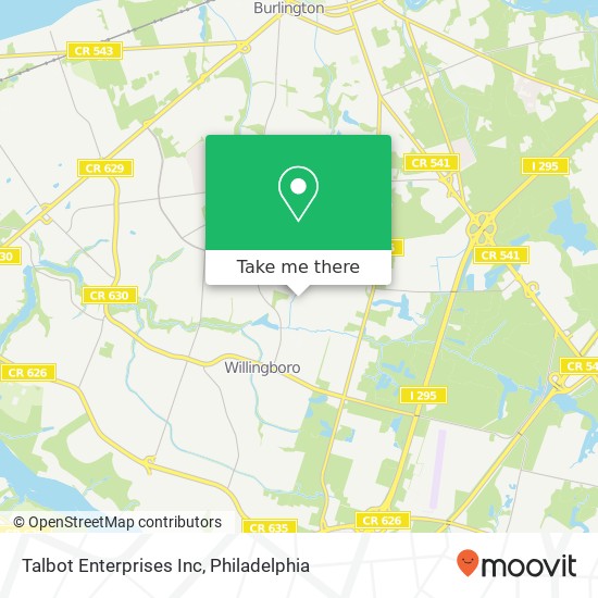 Talbot Enterprises Inc map