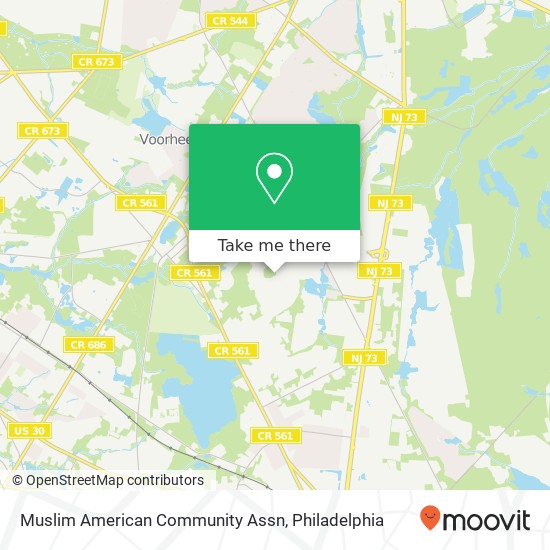 Muslim American Community Assn map