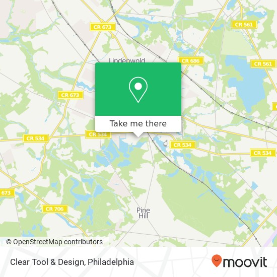 Mapa de Clear Tool & Design