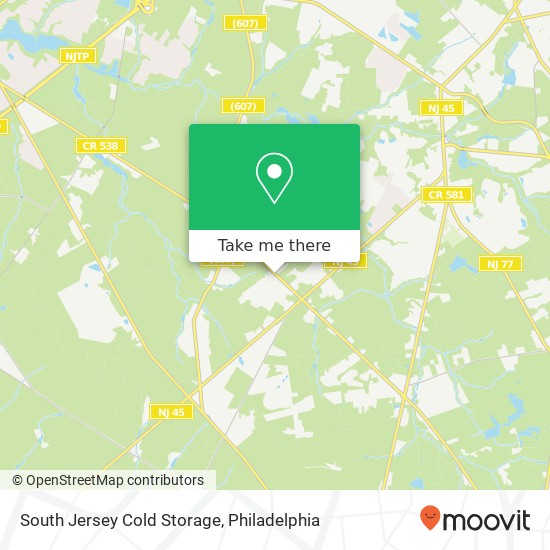 South Jersey Cold Storage map