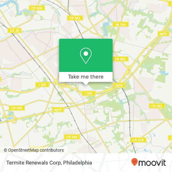 Mapa de Termite Renewals Corp