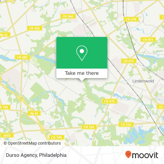 Mapa de Durso Agency