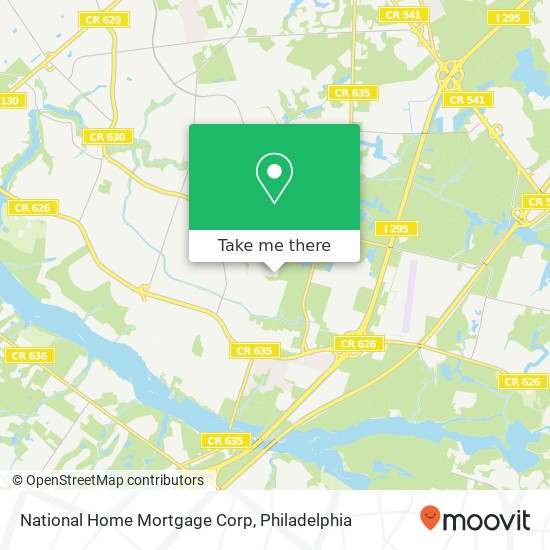 Mapa de National Home Mortgage Corp