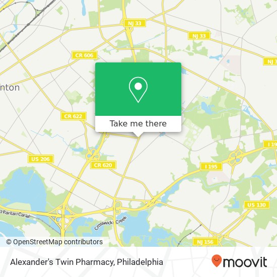 Alexander's Twin Pharmacy map