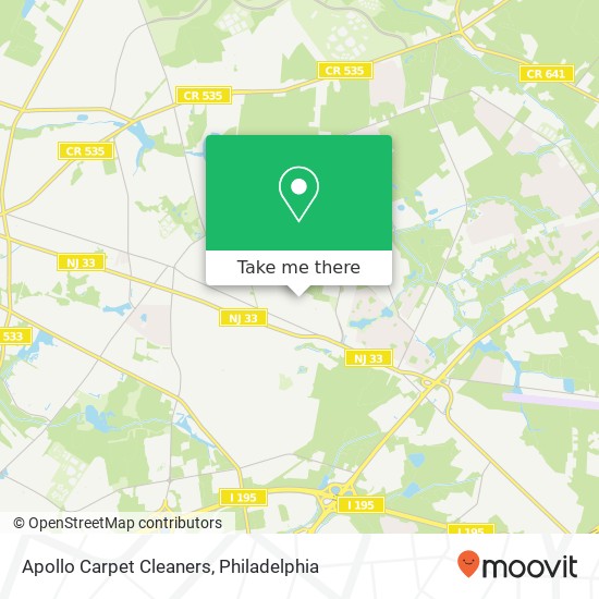 Apollo Carpet Cleaners map