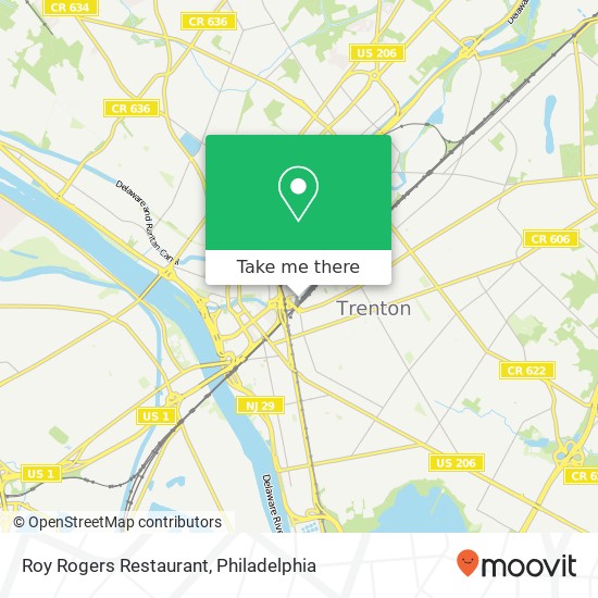 Roy Rogers Restaurant map