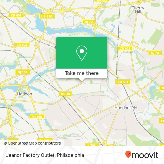 Mapa de Jeanor Factory Outlet