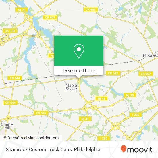Shamrock Custom Truck Caps map
