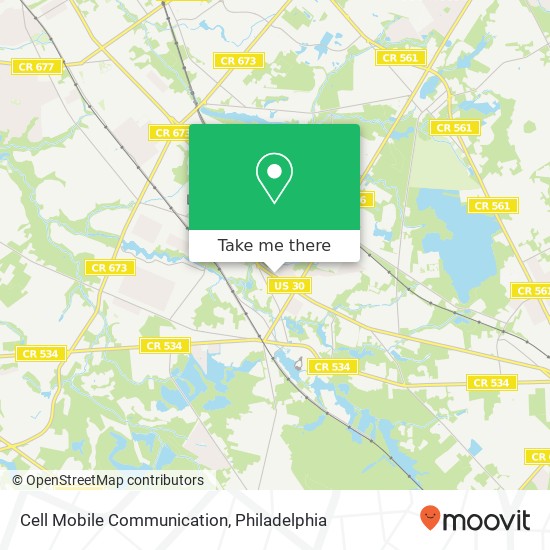 Cell Mobile Communication map