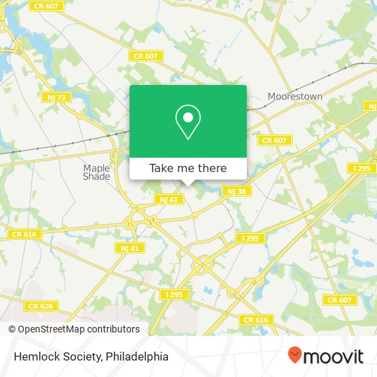 Hemlock Society map