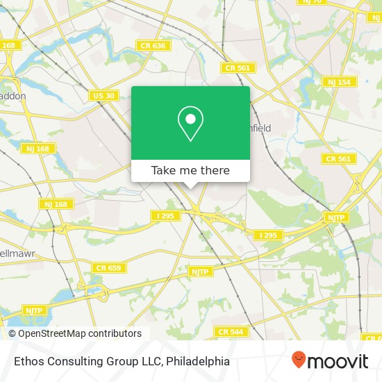 Mapa de Ethos Consulting Group LLC