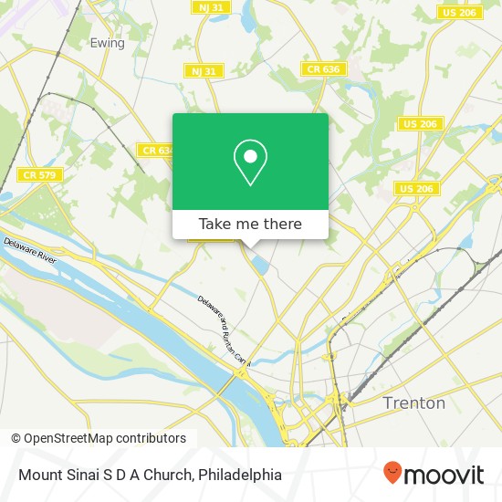 Mount Sinai S D A Church map