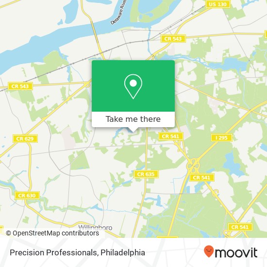 Precision Professionals map