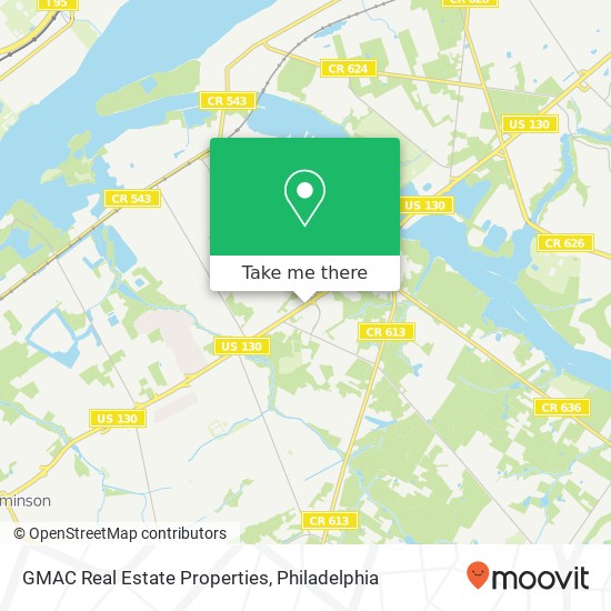 GMAC Real Estate Properties map