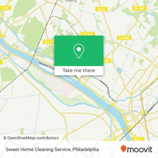 Sweet Home Cleaning Service map