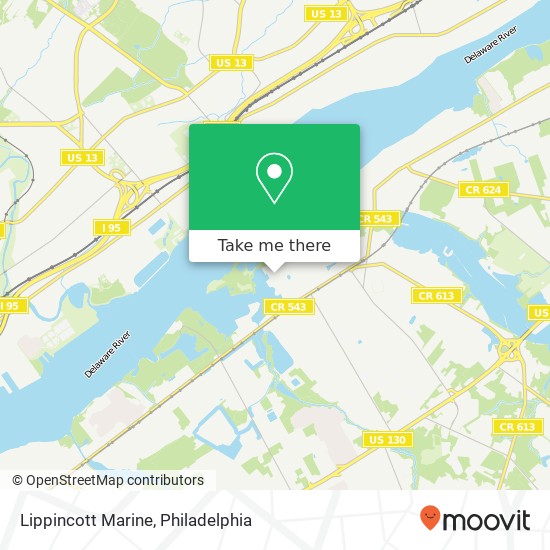 Lippincott Marine map