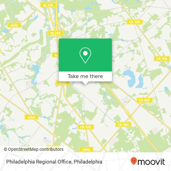 Mapa de Philadelphia Regional Office