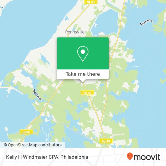 Kelly H Windmaier CPA map