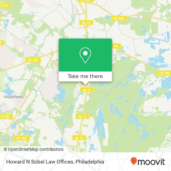 Howard N Sobel Law Offices map